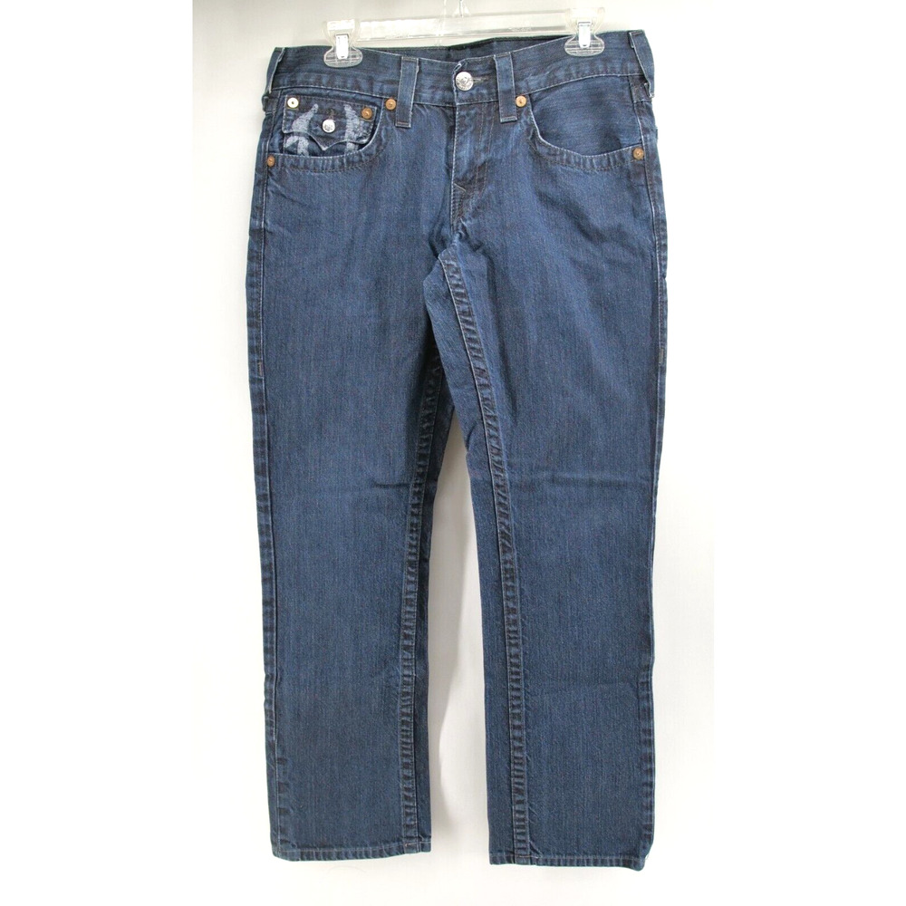 True Religion Men's Jeans Section Straight Size 30  Measurement‎ 32x31